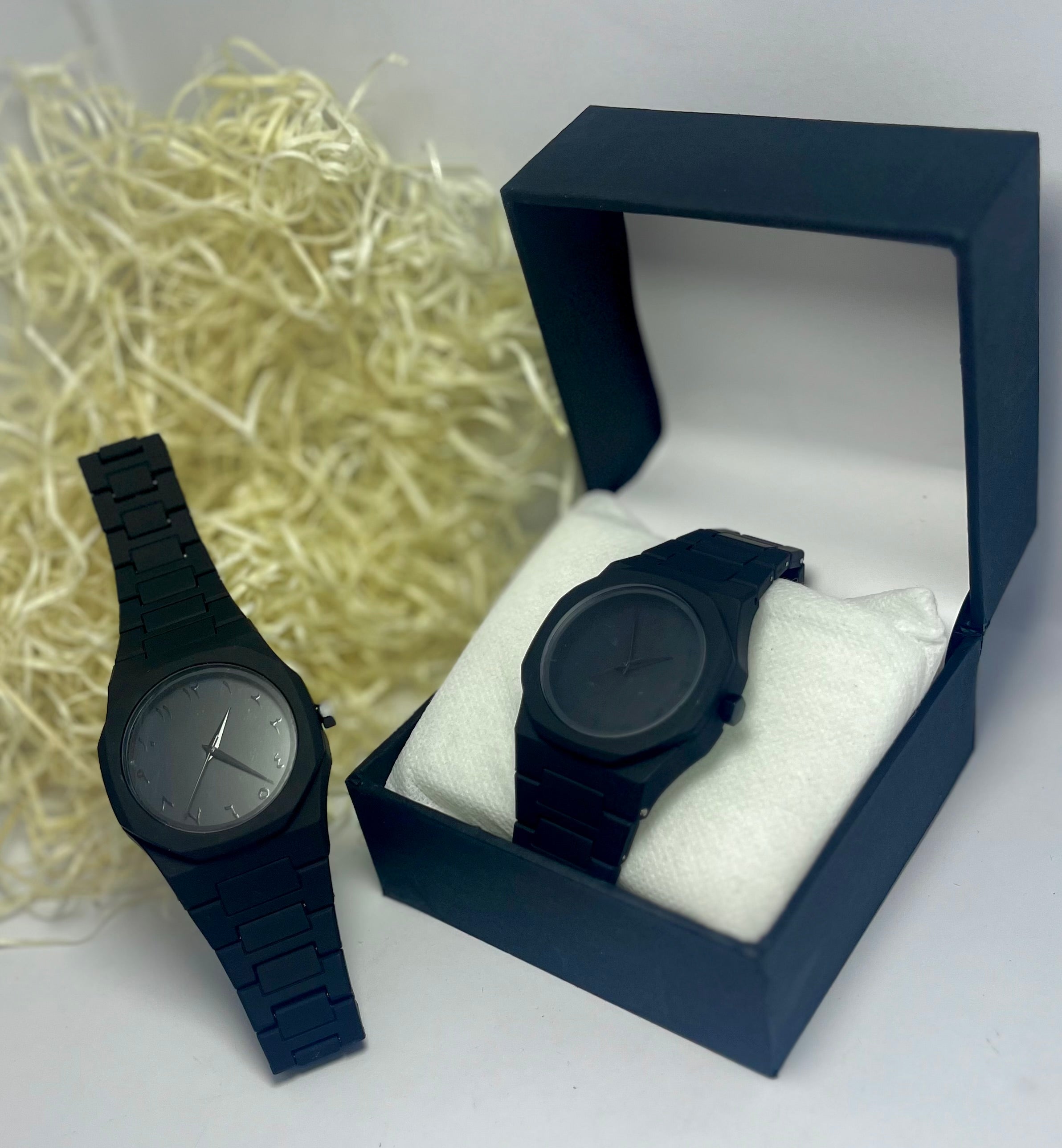 BLACK OURA ARABIC WATCH